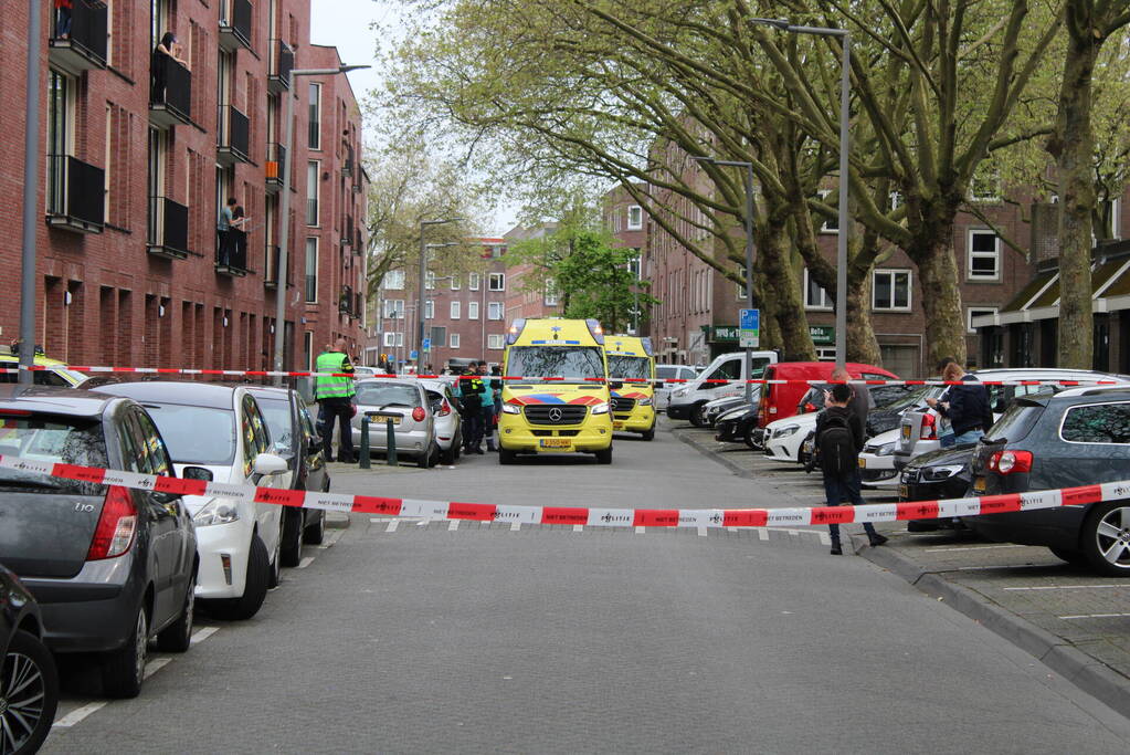 Straat afgezet na schietpartij