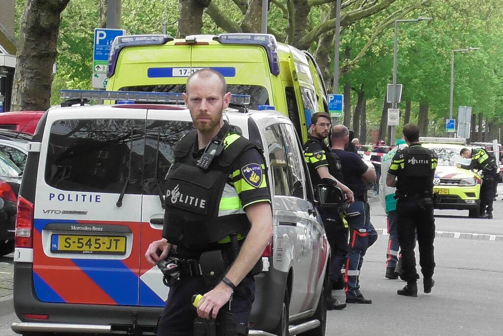 Straat afgezet na schietpartij