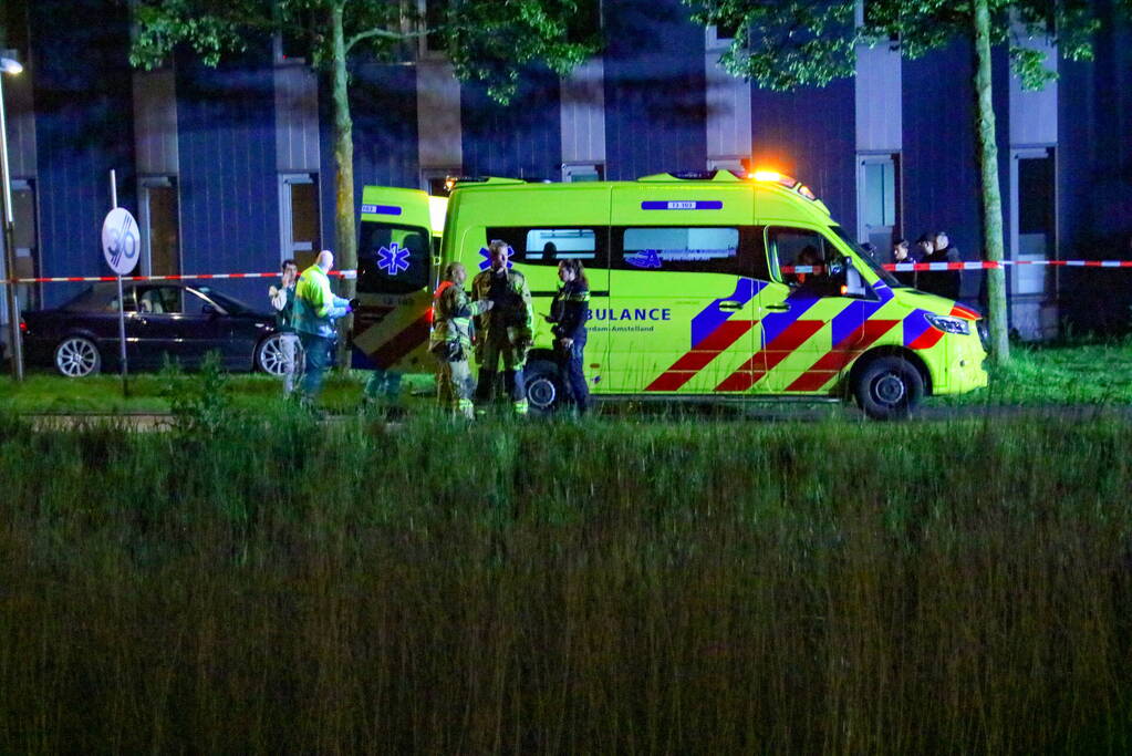 Voertuig te water na aanrijding