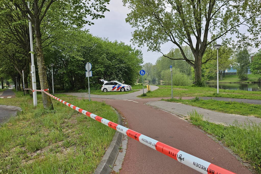 Stroombergvijver Afgezet door politie