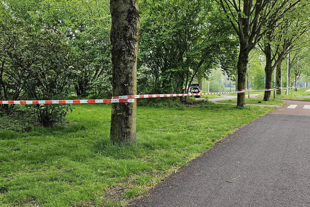 Stroombergvijver Afgezet door politie