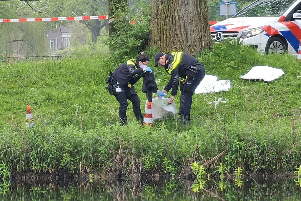 Stroombergvijver Afgezet door politie