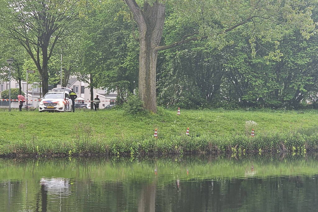 Stroombergvijver Afgezet door politie