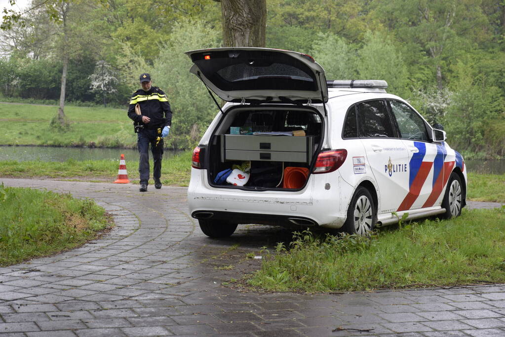 Stroombergvijver Afgezet door politie