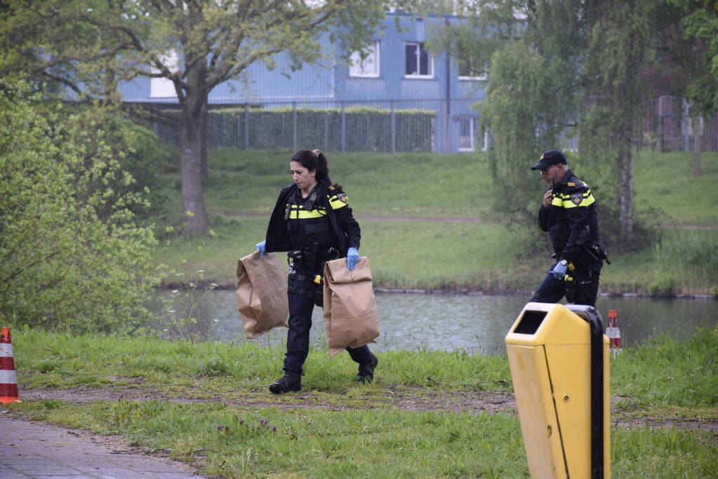 Stroombergvijver Afgezet door politie