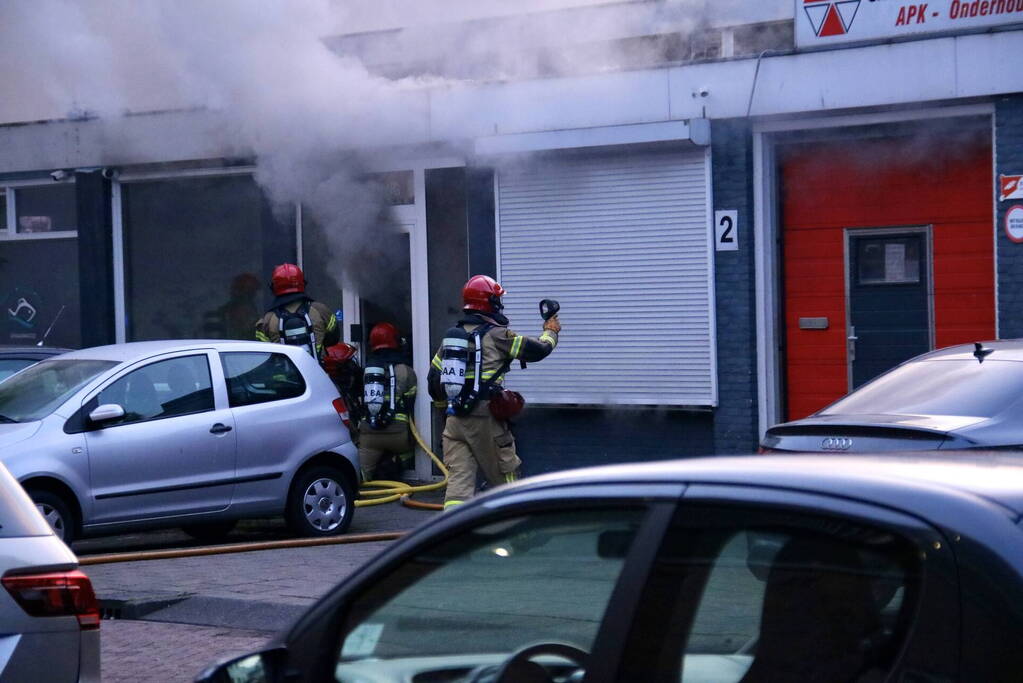 Fikse rookontwikkeling bij brand