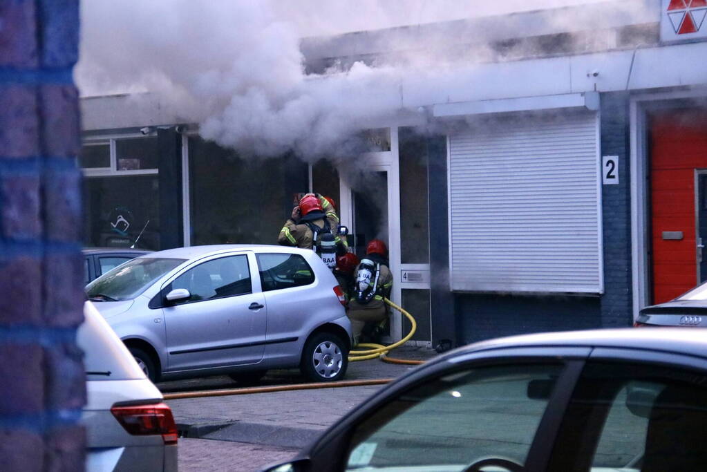 Fikse rookontwikkeling bij brand
