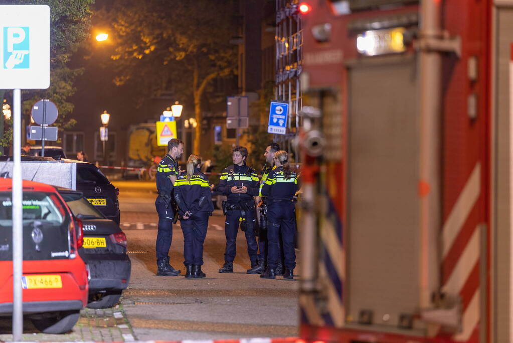 Brand na mogelijk vuurwerkbom