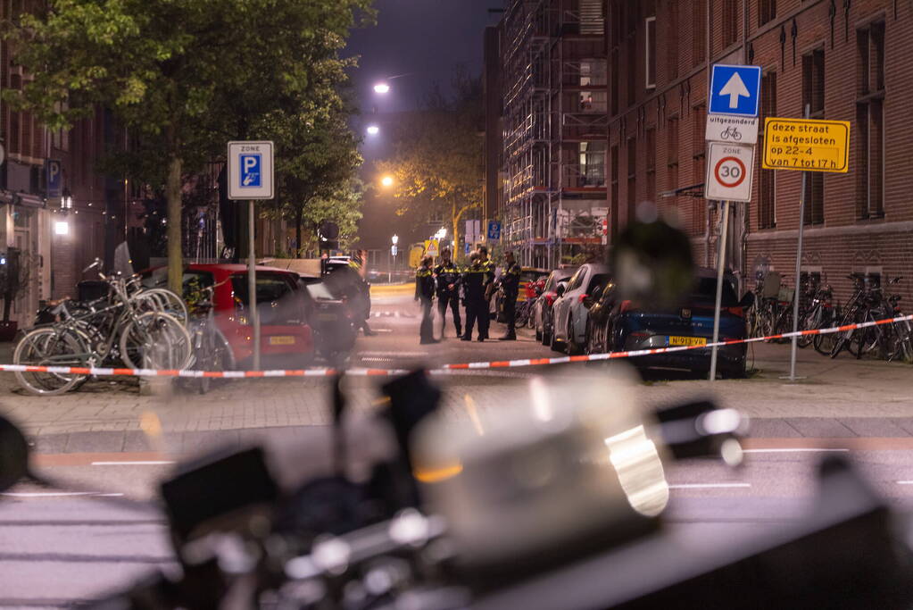 Brand na mogelijk vuurwerkbom