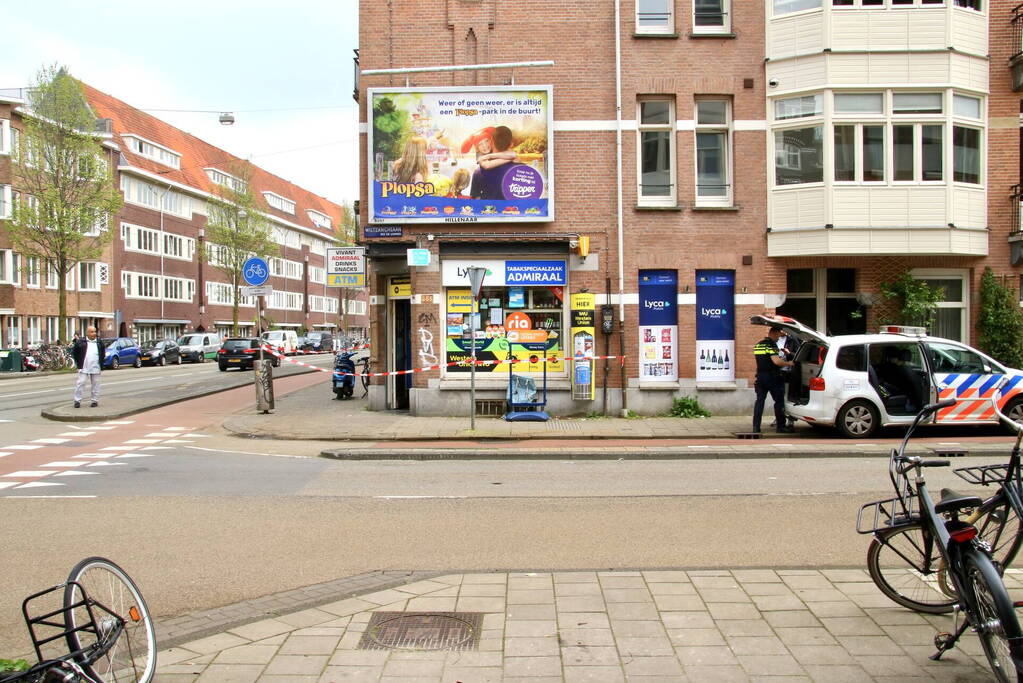 Twee verdachten slaan op de vlucht na overval tabakspeciaalzaak Admiraal