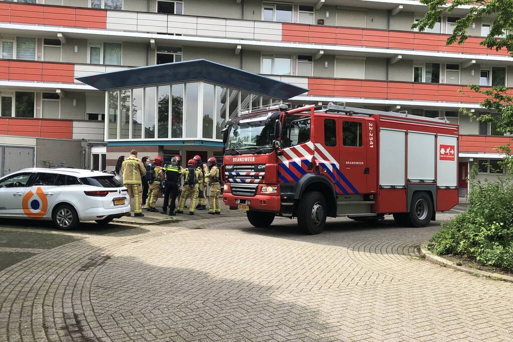 Brandweer doet onderzoek naar gaslekkage