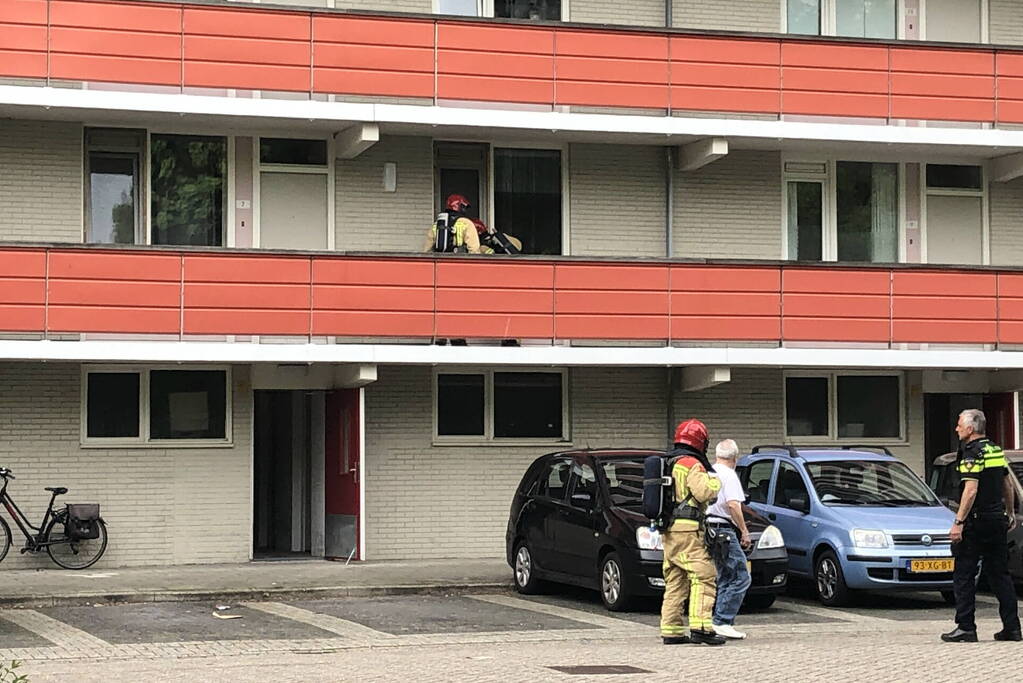 Brandweer doet onderzoek naar gaslekkage