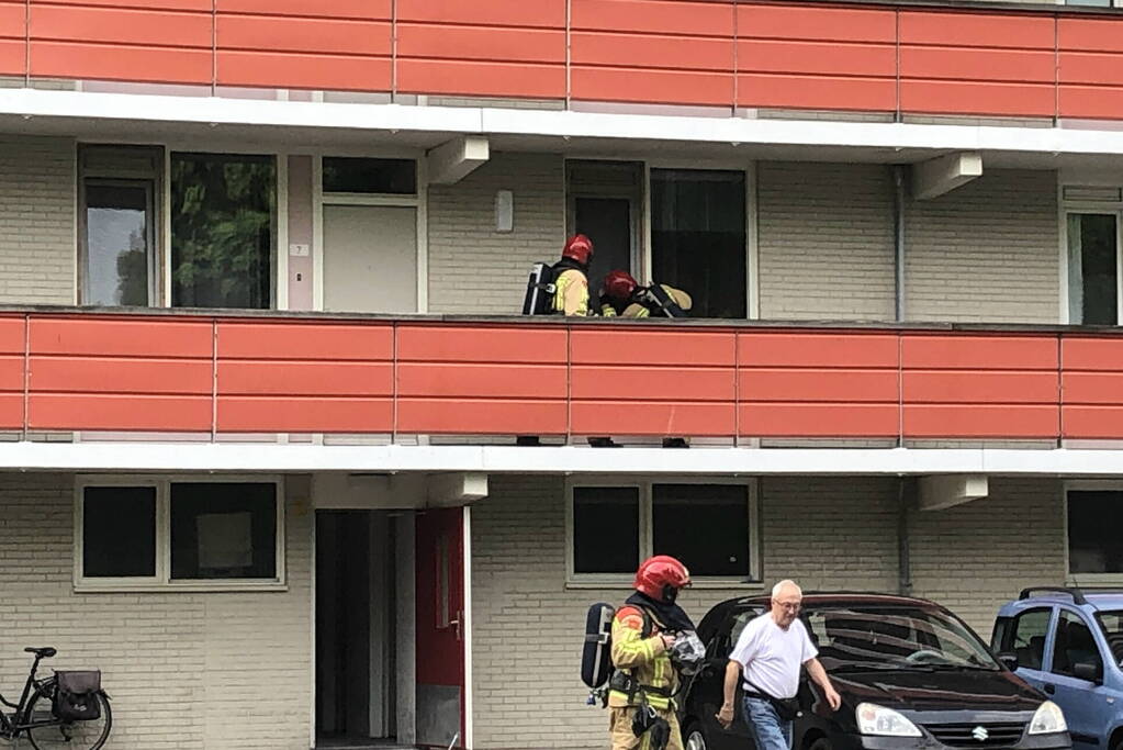 Brandweer doet onderzoek naar gaslekkage