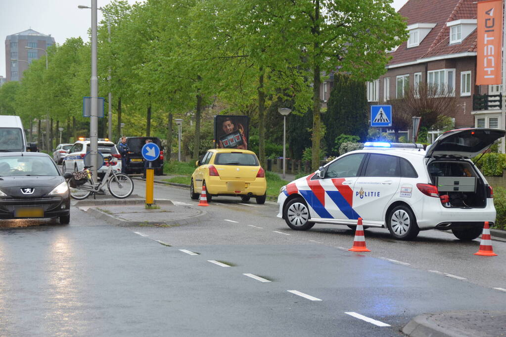 Fietser gewond bij aanrijding met auto