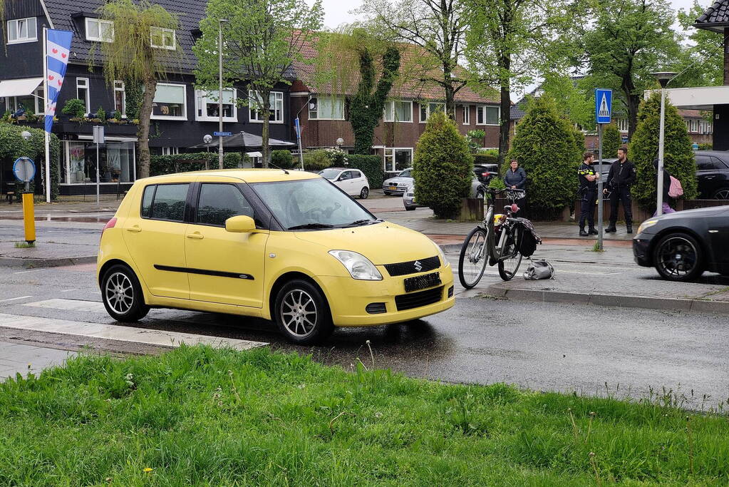 Fietser gewond bij aanrijding met auto