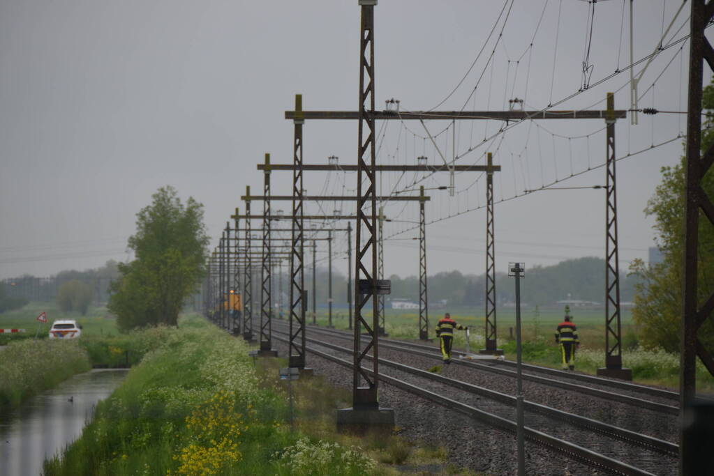 Treinverkeer gestremd door spoorongeval