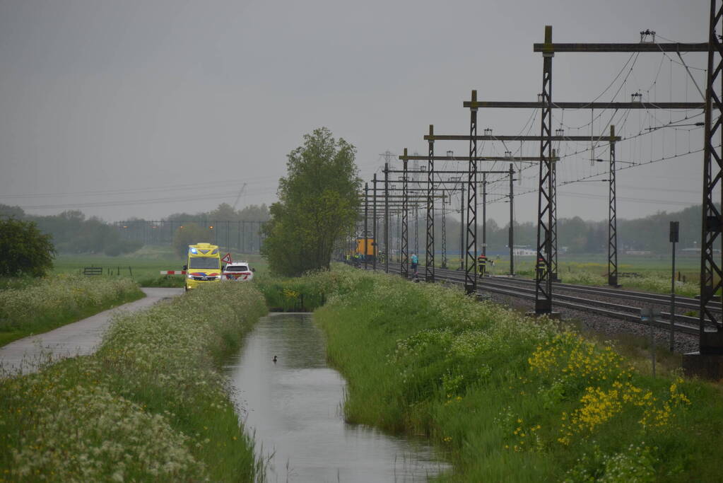 Treinverkeer gestremd door spoorongeval