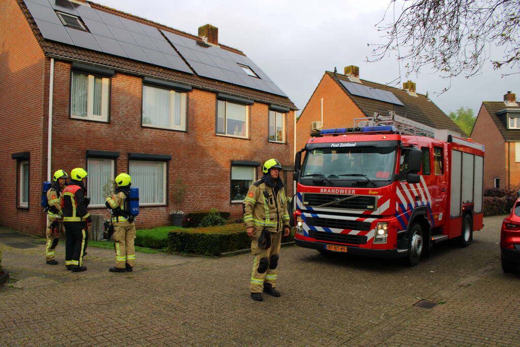 Brand in schoorsteen snel gedoofd