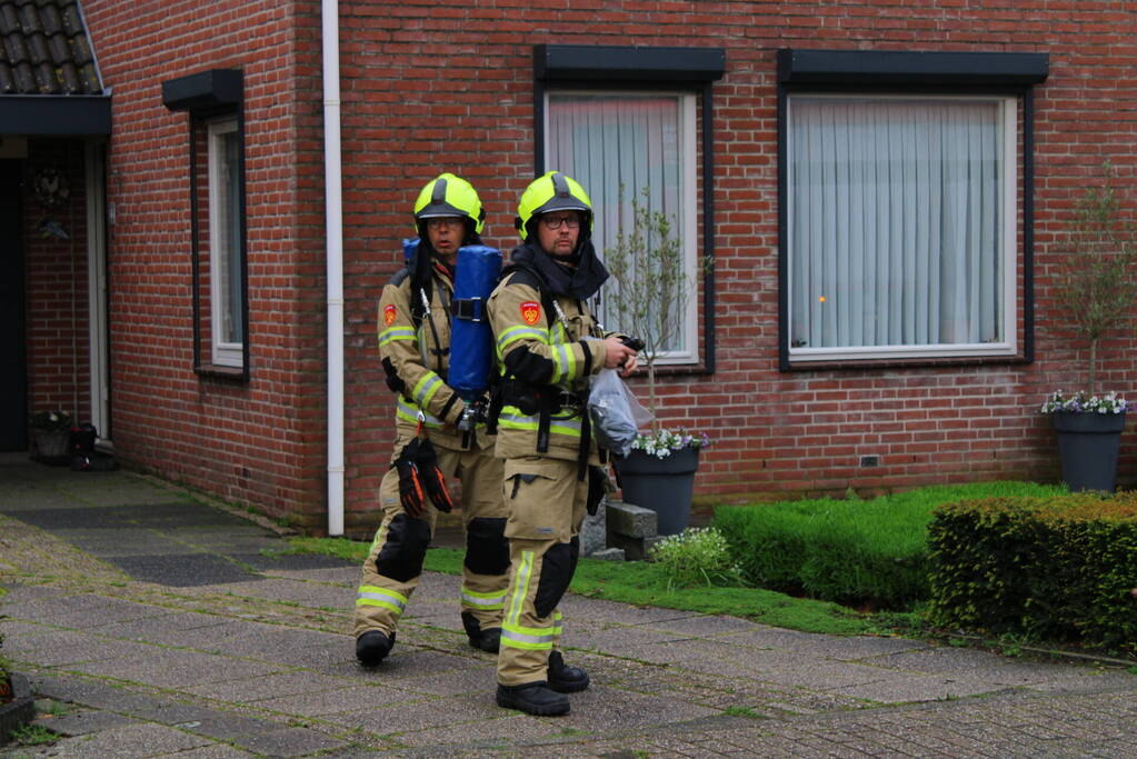 Brand in schoorsteen snel gedoofd