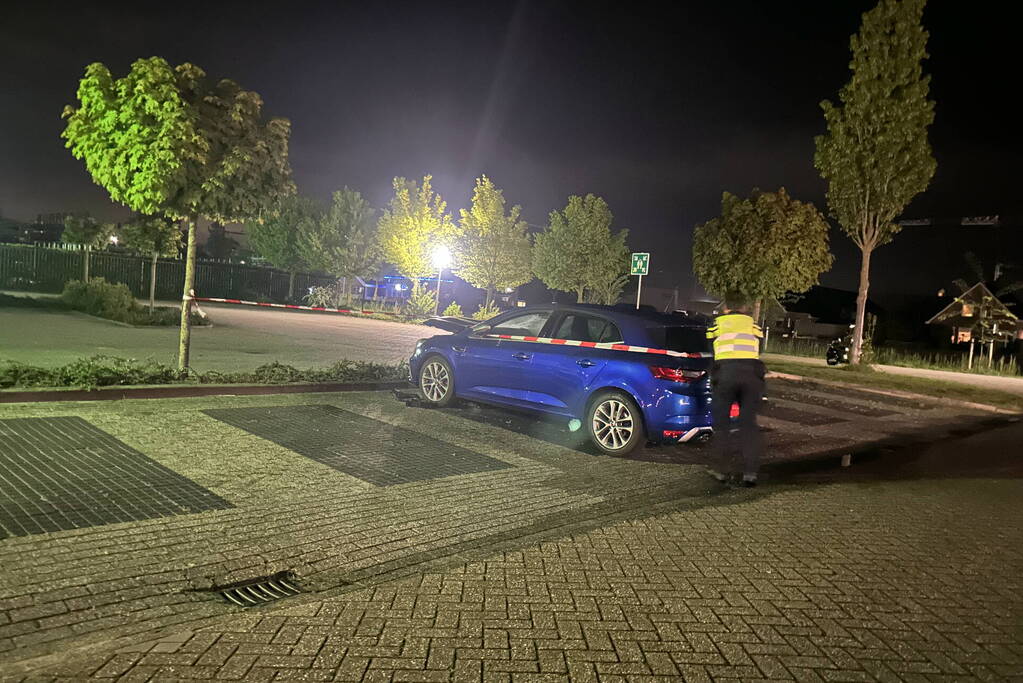 Brand in auto snel geblust