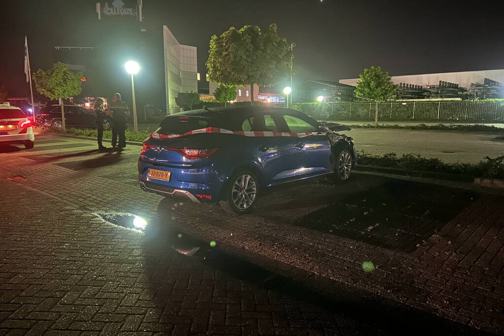 Brand in auto snel geblust