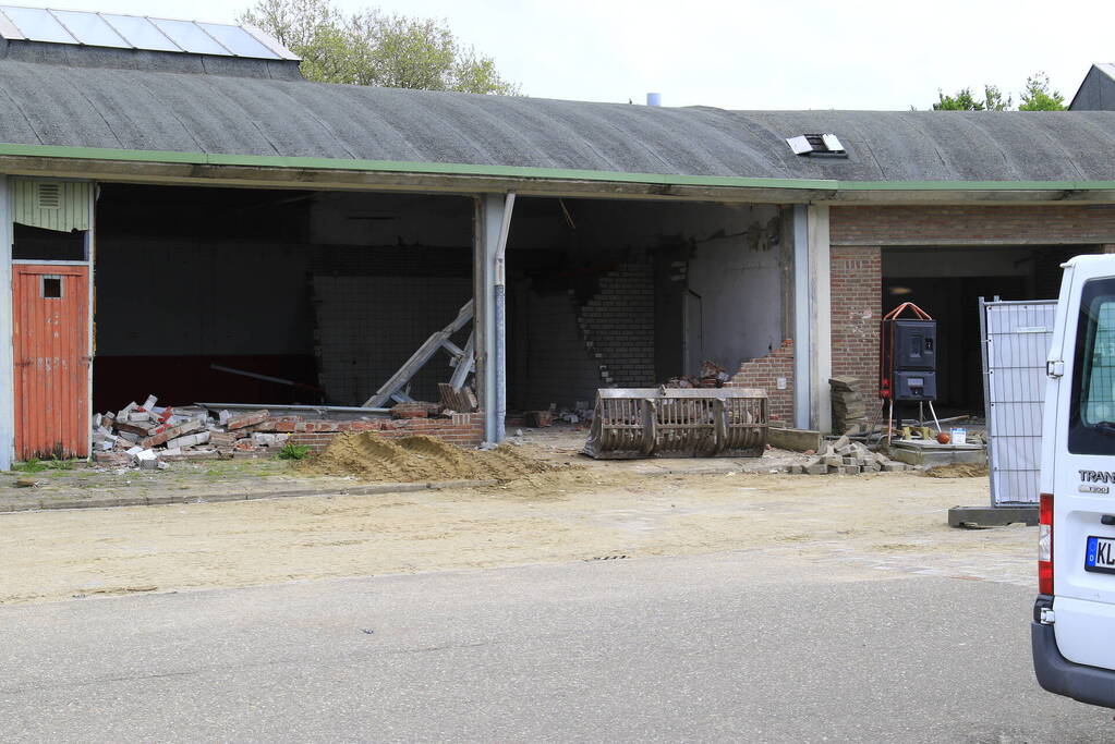 Werkzaamheden verstoord door gaslek