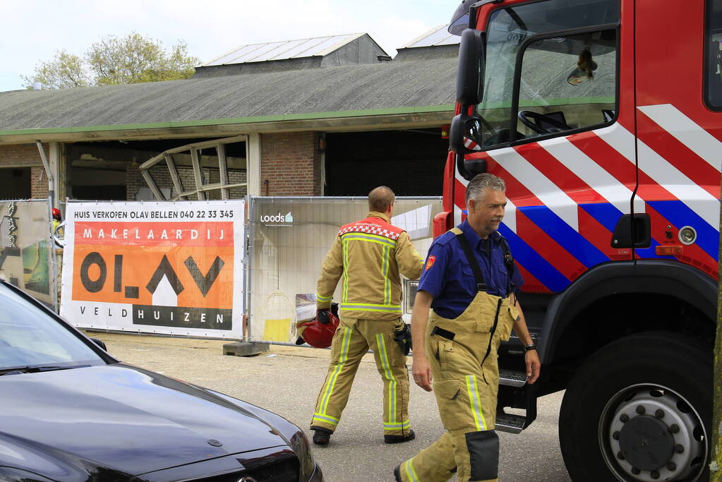 Werkzaamheden verstoord door gaslek