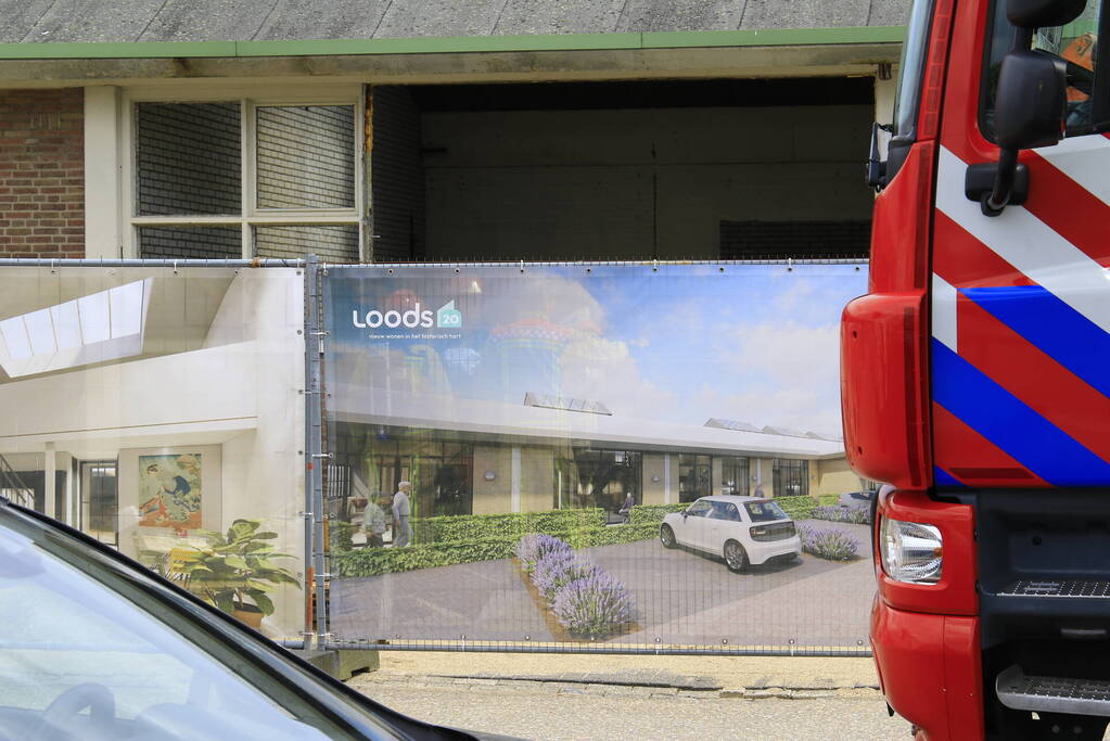 Werkzaamheden verstoord door gaslek