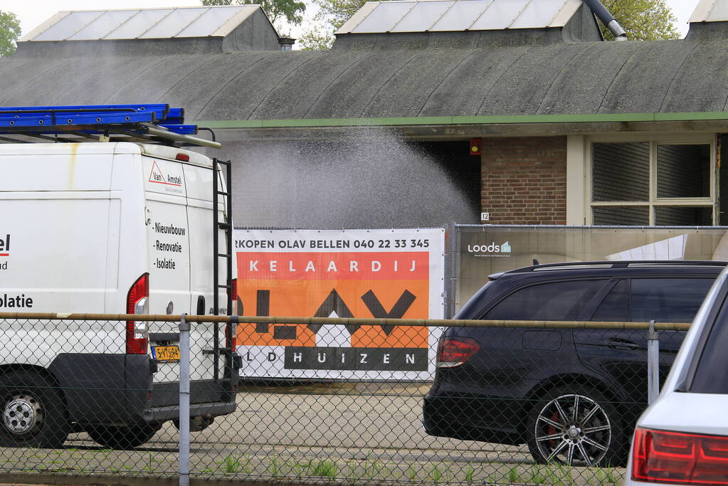 Werkzaamheden verstoord door gaslek