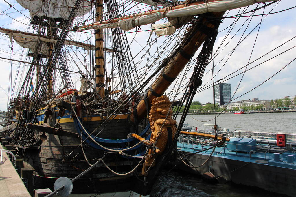 De Götheborg replica bezoekt Nederland