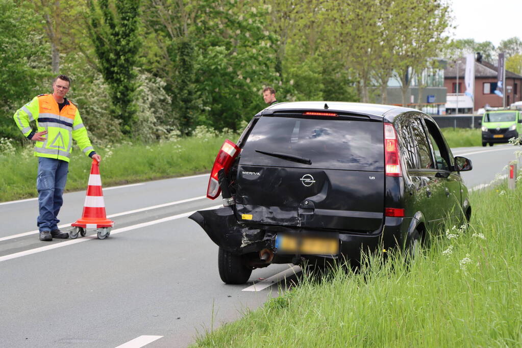 Kop-staartbotsing leidt tot gewonde