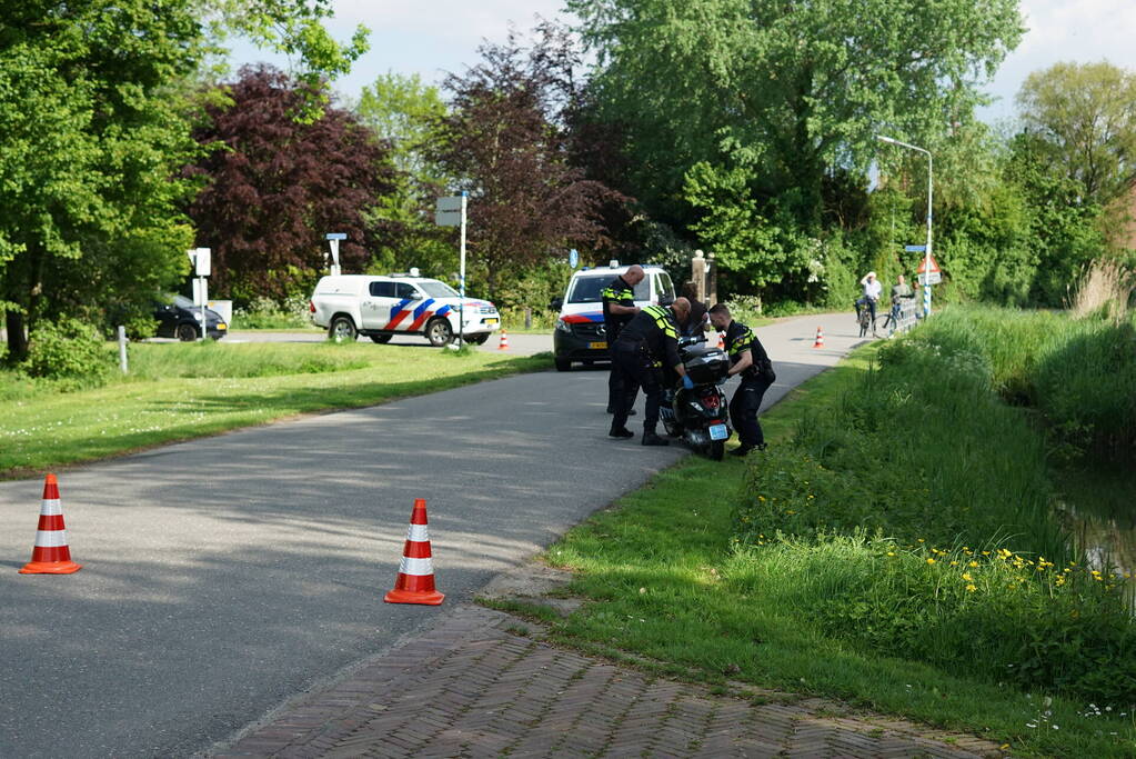 Scooterrijder gewond na valpartij