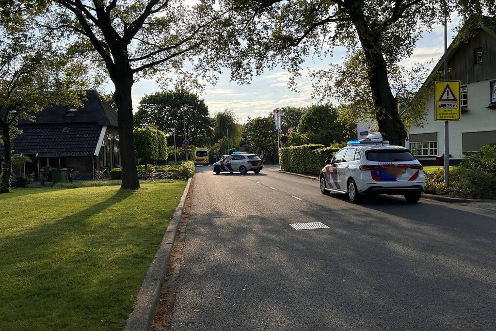 Ongeval tussen scooterrijder en personenauto