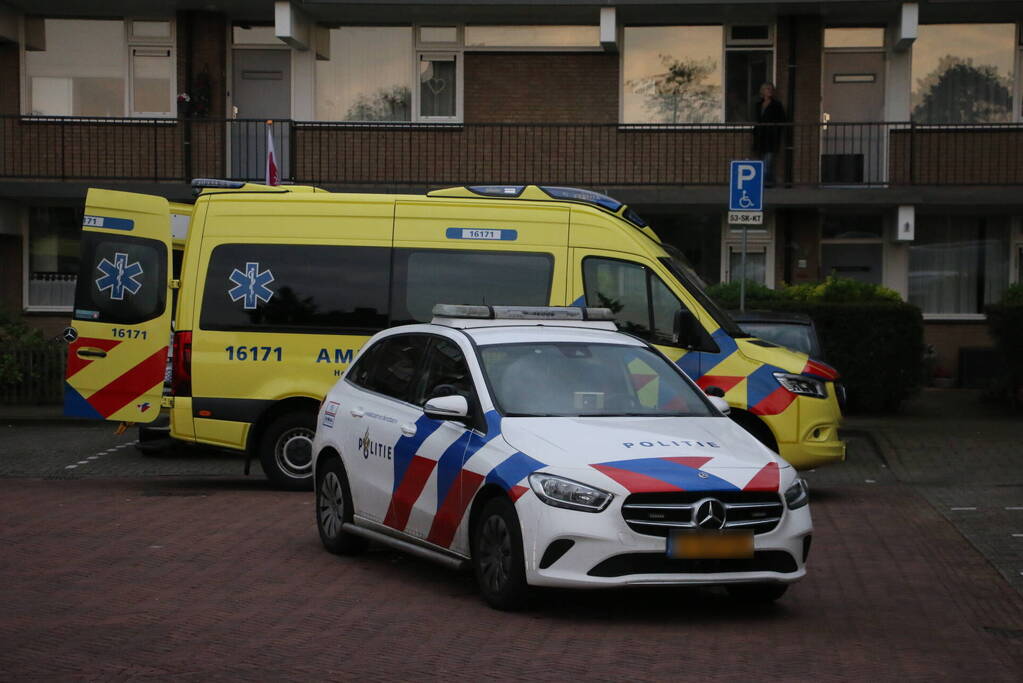 Traumahelikopter trekt veel bekijks