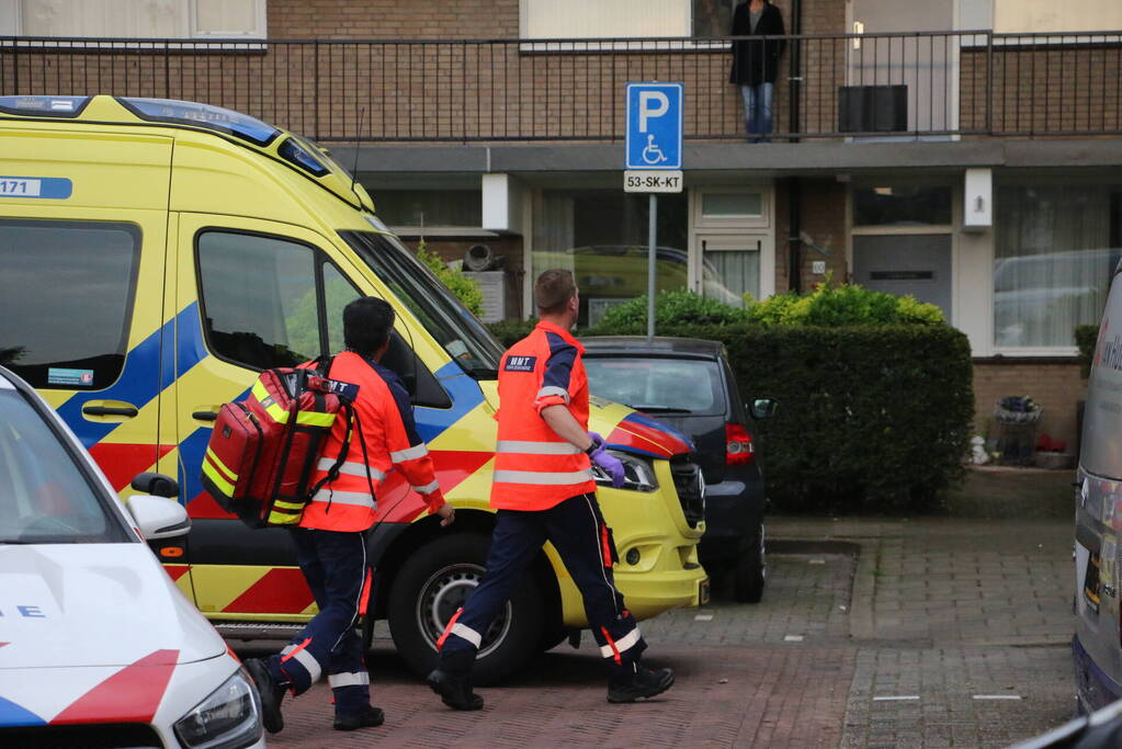 Traumahelikopter trekt veel bekijks