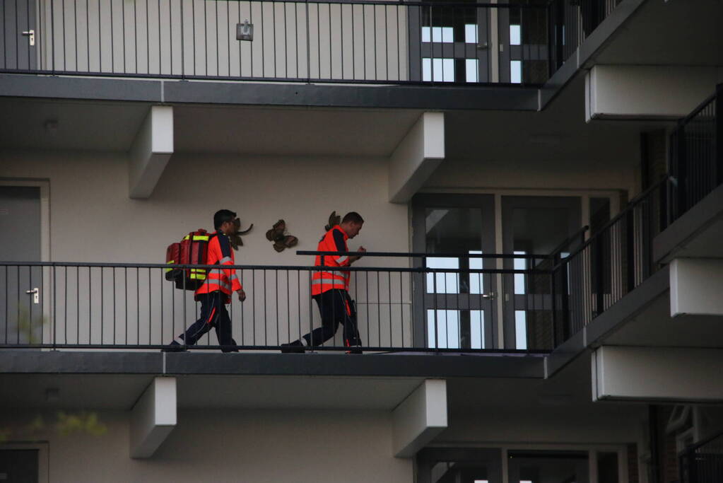 Traumahelikopter trekt veel bekijks