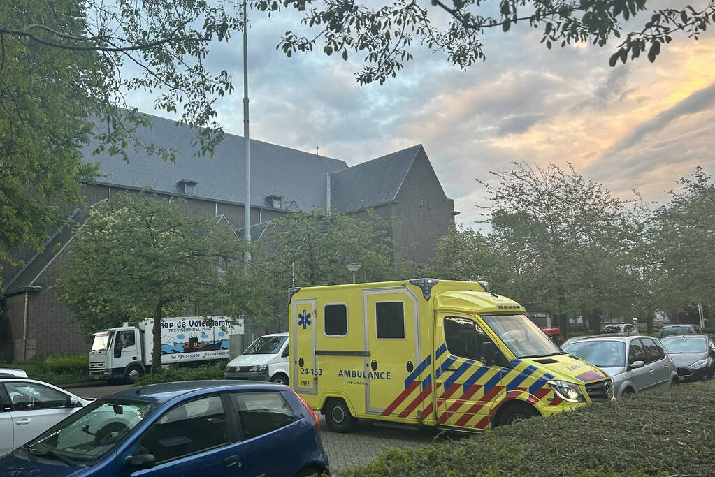 Veel rook bij brand in woning