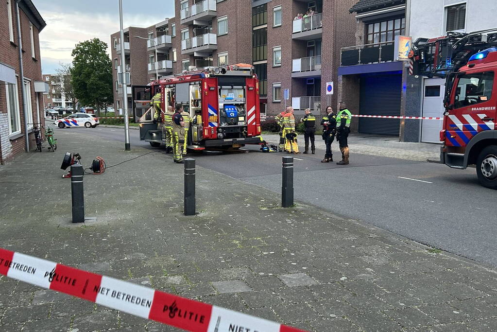 Veel rook bij brand in woning