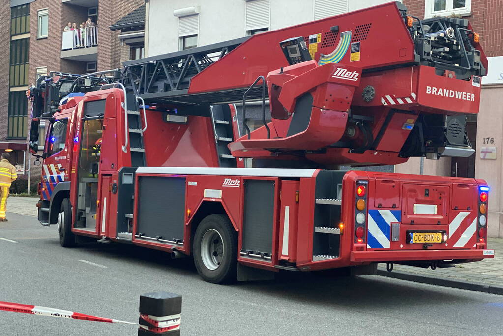 Veel rook bij brand in woning