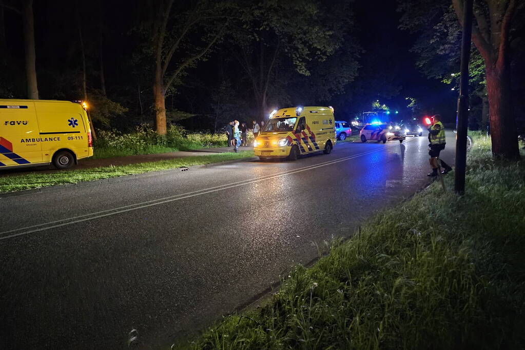 Gewonden bij aanrijding met scooter en fietser