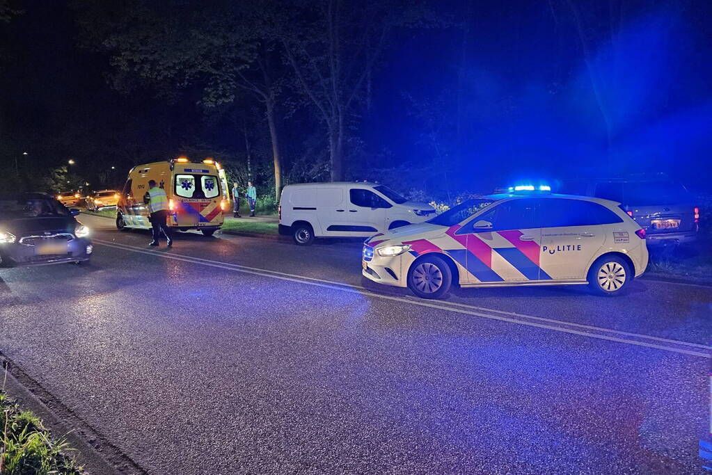 Gewonden bij aanrijding met scooter en fietser