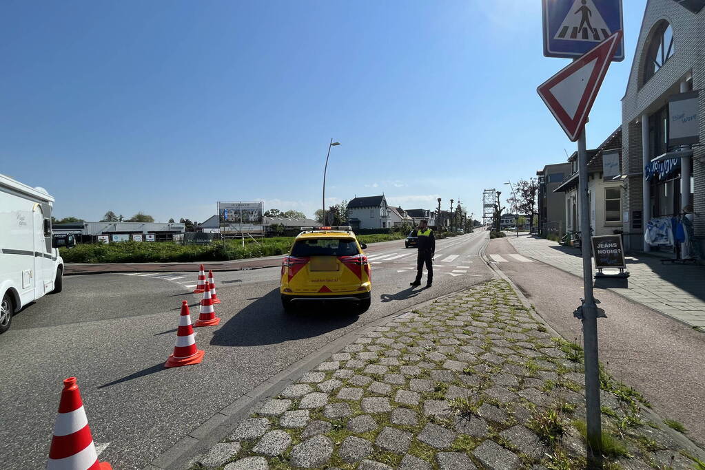 Hefbrug gestremd door storing