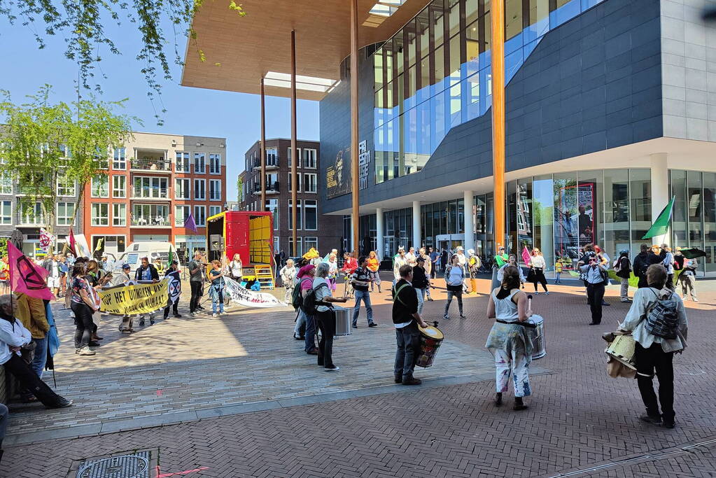 XR voert actie tegen agrarische industrie