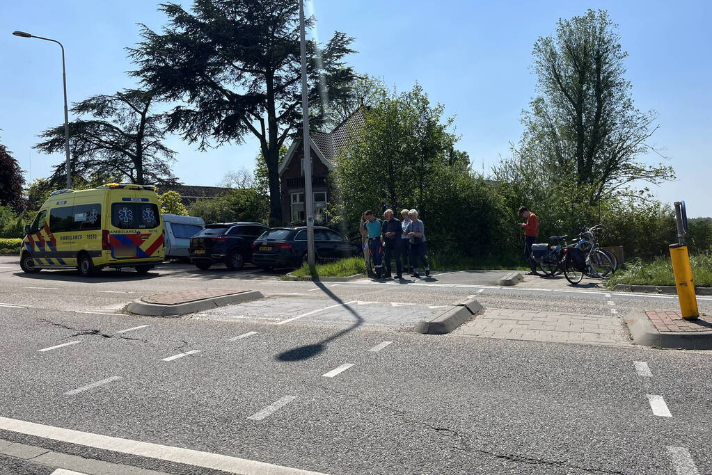 Fietser gewond na val