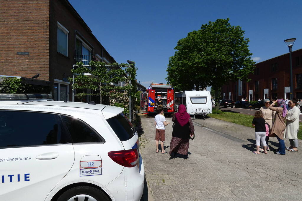 Brand in woning snel onder controle