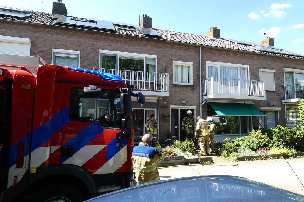 Brand in woning snel onder controle