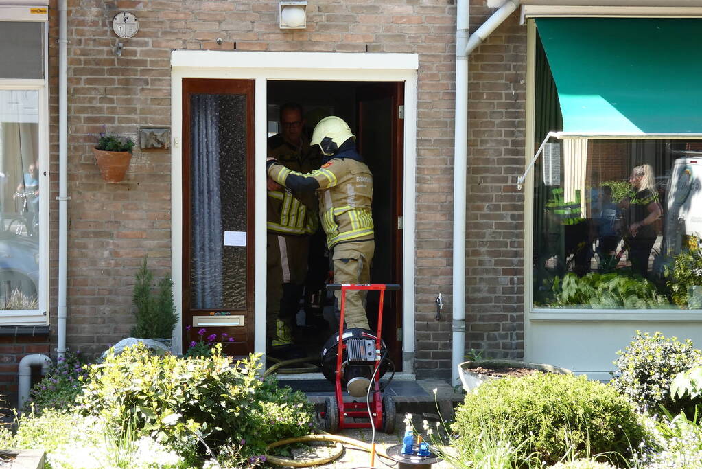 Brand in woning snel onder controle