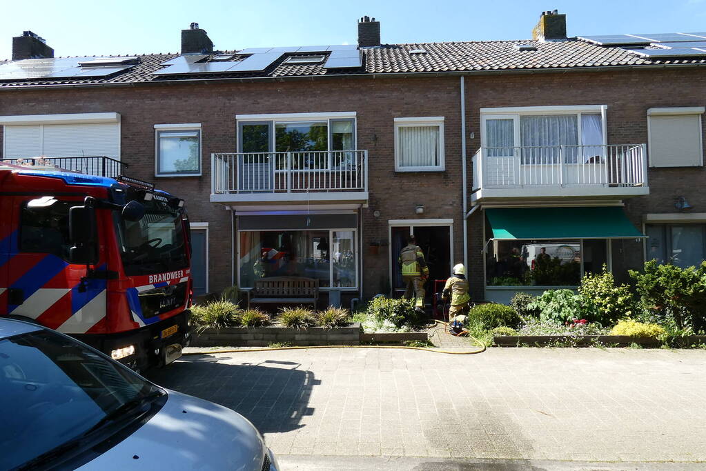 Brand in woning snel onder controle