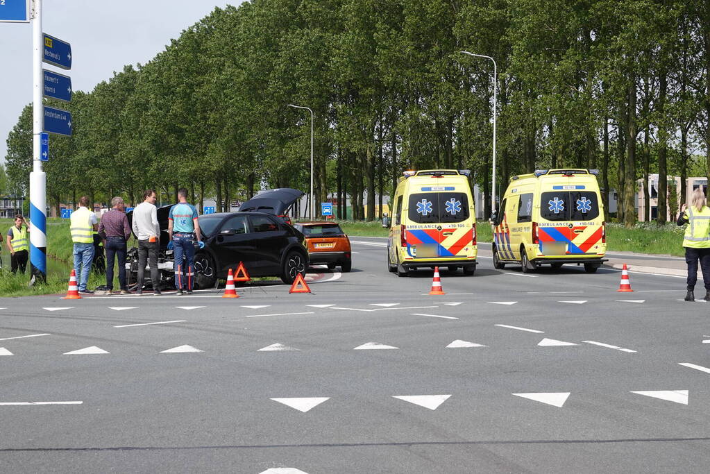 Verkeerscamera betrokken bij botsing