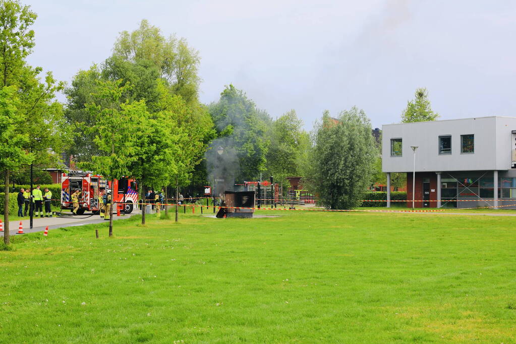 Vathorst zonder stroom door brand in transformaterhuis